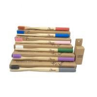 Zero waste bamboo toothbrush is suitable for children and adults to use and sell personal care sets.